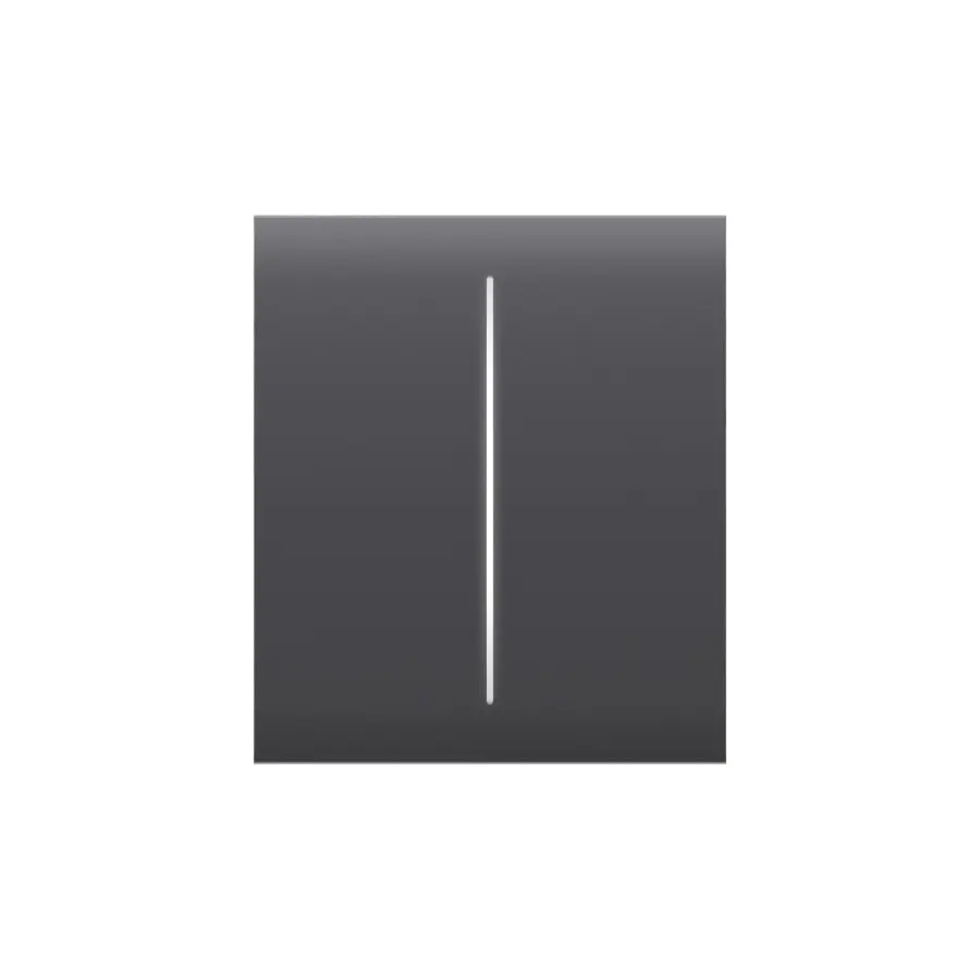 Ajax CenterButton, dvoutlačítkový, grafitová